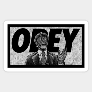 They Live, DISTRESSED, John Carpenter, Cult Classic Sticker